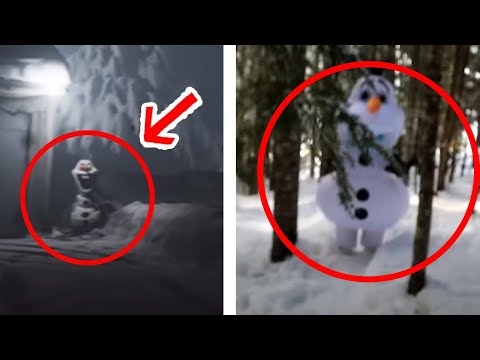 5 OLAF Reales Captados en Camara en la Vida Real