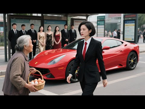 衣着寒酸的乡下大妈进城被瞧不起，下秒女首富开着豪车来接妈妈，所有人傻眼了 💥 #短劇 #甜寵 #先婚後愛 #復仇 #霸總 #逆襲