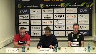 Pressekonferenz VfL Eintracht Hagen vs TuS Ferndorf PK