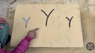How to draw rose from  Letter YYY | Rose Drawing Step by Step | yyy Drawing