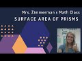 Exploring Surface Area of Prisms