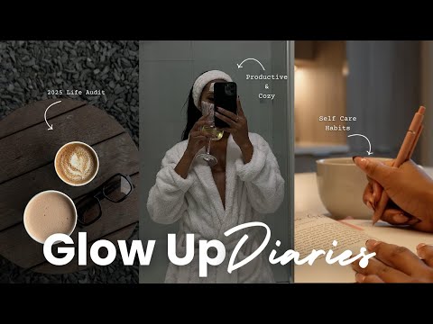 GLOW UP DIARIES | productive & cozy *sunday* reset, 2025 LIFE AUDIT, dog mom essentials  + MORE