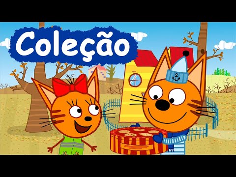 Kid-E-Cats em Portugues | Coleção dos episódios | Desenhos para crianças