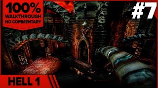 Doom 3: The Lost Mission 100% Cinematic Walkthrough (Hard, No Damage) 07 HELL PART 1