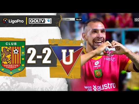 PARTIDAZO y EMPATE en CUENCA | Deportivo Cuenca 2-2 LDU | LigaPro 2024