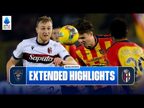 Lecce vs. Bologna: Extended Highlights | Serie A | CBS Sports Golazo