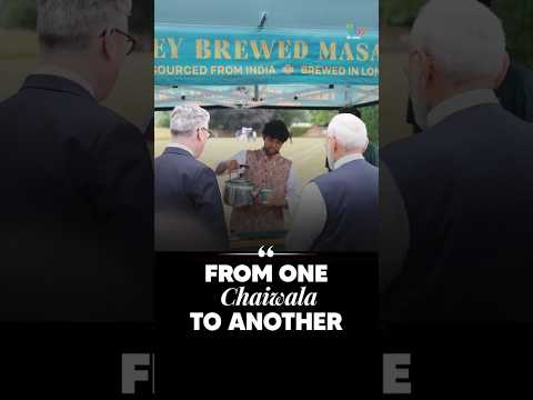 From One Chaiwala to Another | PM Modi Shares a Cup of Indian Tea in the UK