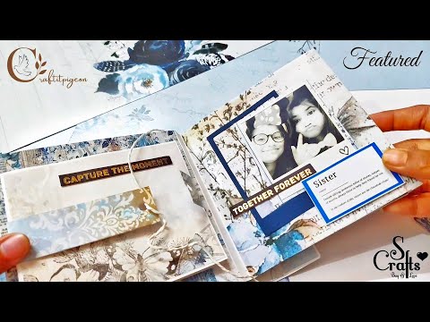 Handmade Birthday gift ideas | featuring: CraftitPigeon  | scrapbook album #birthday #scrapbooking