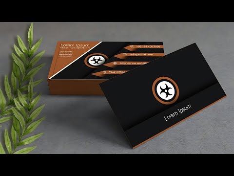 3D Business Card Design Illustration | Adobe Illustrator Tutorial