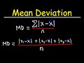 Mean and Mean Absolute Deviation