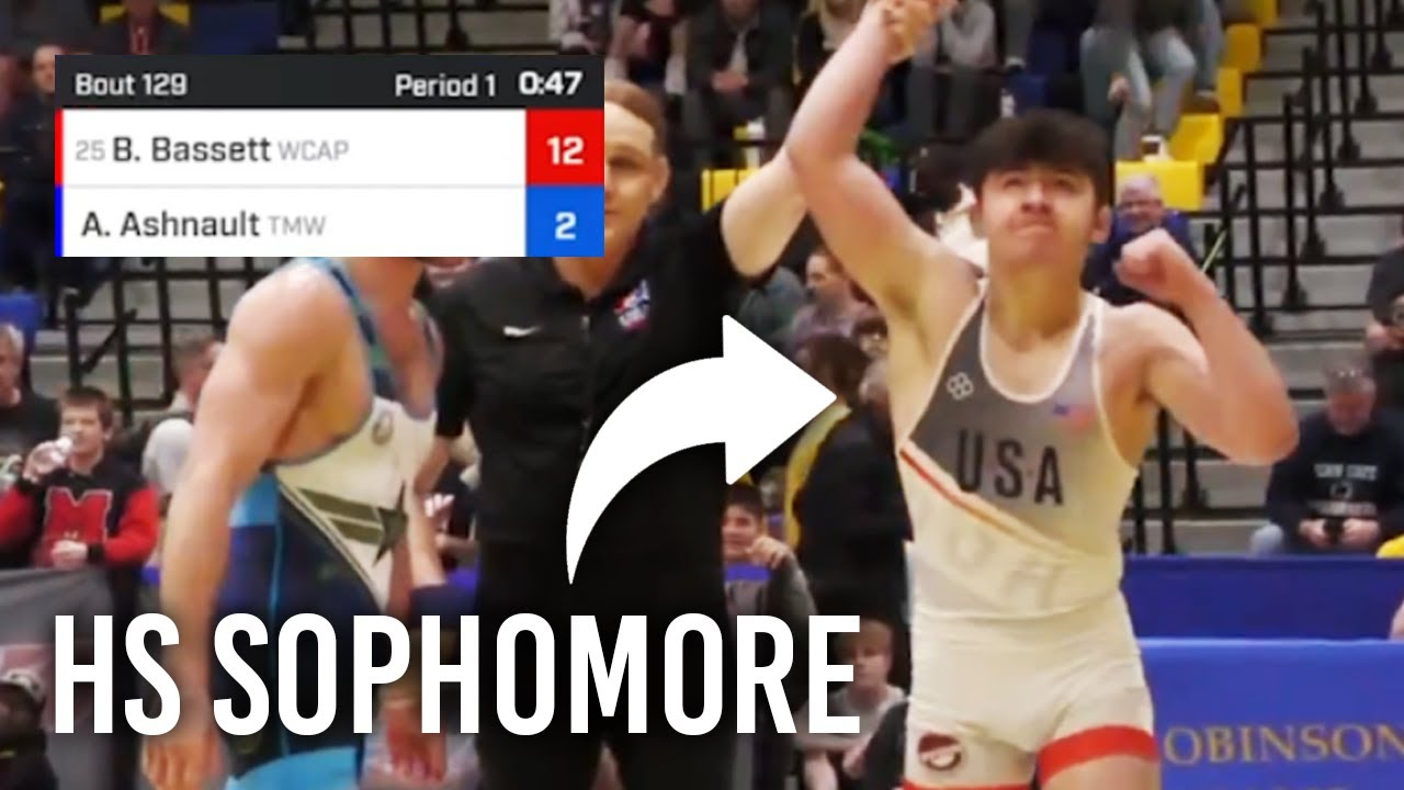 How Bo Bassett (HS) Teched Anthony Ashnault (NCAA Champ)