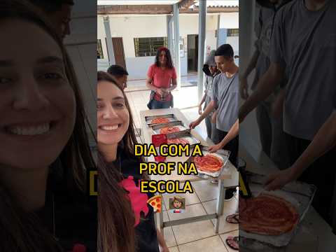 ROTINA de uma prof NA ESCOLA 👩‍🏫👀 #professora #rotina #aula #escola #shorts