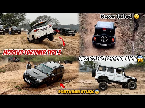 Crazy Off-road with 25+ cars in deep forest | Fortuner, Bolero, Roxx, Jimny, Thar, Hilux
