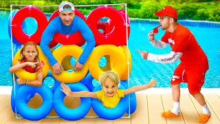 كريس يتعلم قواعد اللعب في المسبح