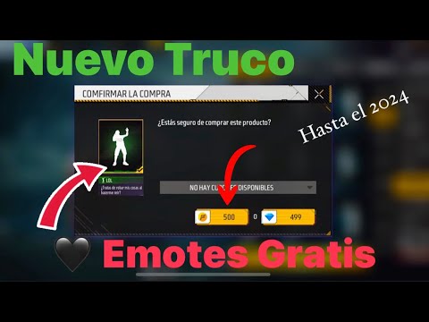 COMO TENER TODOS los EMOTES GRATIS en FREE FIRE - HASTA EL 2026
