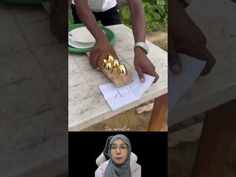 MENUKARKAN TELUR ASLI DENGAN TELUR EMAS #shorts