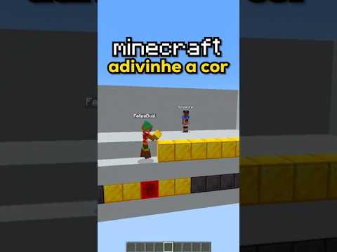 ADIVINHE A COR! 17  #minecraft