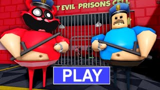 (NEW!) BOBBY BEARHUG BARRY'S PRISON RUN! (Obby) #roblox #scaryobby