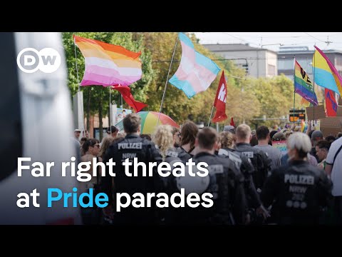 YouTube video thumbnail: Far-Right Sparks Fear at Pride Events in Germany 