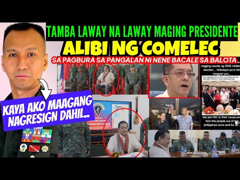 TAMBA LAWAY na LAWAY na MAGING PRESIDENTE/COMELEC NAGSALITA na sa PAGBURA kay NENE BACALE sa BALOTA!