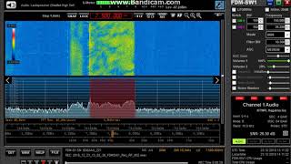 KTWR, 23/12/2018, 1309 UTC, 7500 kHz in DRM Mode