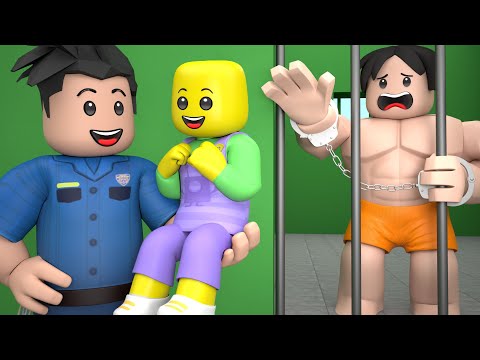 ROBLOX Brookhaven 🏡RP - FUNNY MOMENTS - Legendary Jailbreak : Bacon Hair Vs Evil Muscular Prisoner