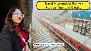 Hazrat Nizamuddin Railway Station Delhi Tour | Waiting Room, Lounge, Cloak Room, and Other Details