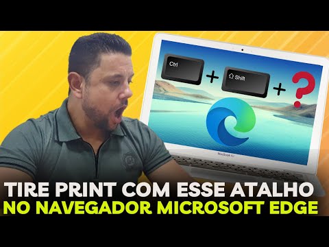 Como Usar Um ATALHO DE TECLADO Que Faz Um Print Da Tela DO NAVEGADOR MICROSOFT EDGE No Windows 11