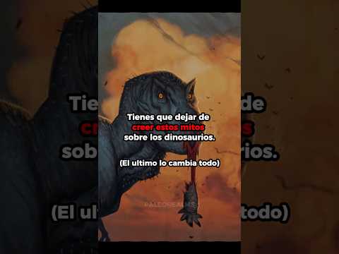 Todo lo que crees sobre los dinosaurios está mal 😳 #animalesprehistoricos #dinosaurio