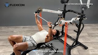 RESISTANCE BANDS HOME GYM - FLEXICON