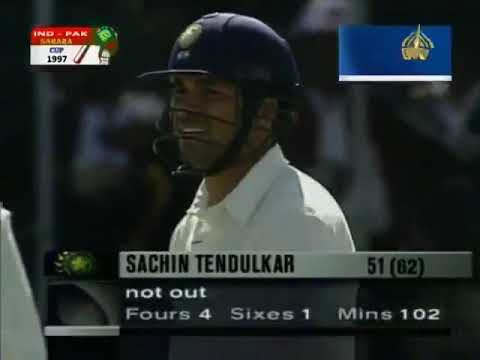 Sachin Tendulkar hits Saleem Malik for a monstar 6⃣ | Out of the Toronto Cricket, Curling Club