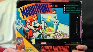 Mario Paint (SNES Video Game) James & Mike
