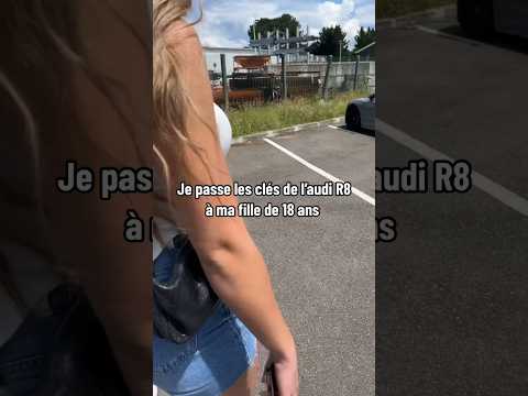 Panique à bord  lapetitebledarde sur insta&tiktok #carsdonbledard #audir8 #automobile #youtubeshorts