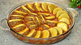 مبطن ليبي 🇱🇾 بطرق مبتكرة اللي يحب البطاطس لازم يجرب 😉 Potato and meat casserole  