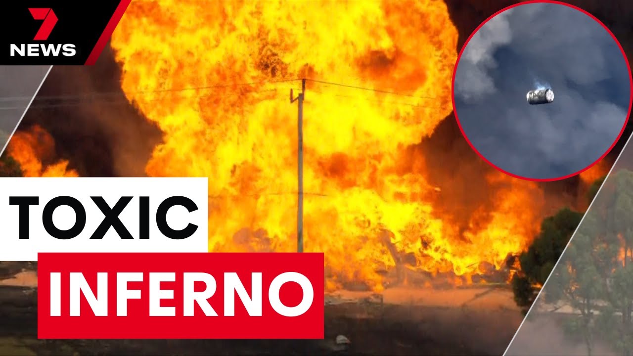 Chemical factory inferno – Toxic smoke blankets Melbourne suburbs