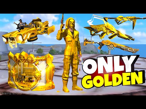 Only Golden Challenge☺Golden criminal,Golden Gloo wall, Golden Car, Golden Weapon, Golden SKYWING
