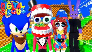 ¡ATRAPADOS EN GREEN HILL CON SONIC! 💀 | The Amazing Digital Circus VR
