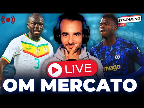 🔥 OM MERCATO LIVE : KOULIBALY ou BADIASHILE EN DC ? ASSE - OM REPORTÉ ? ACTU OM