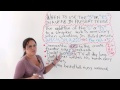 Verb Forms and Third Person Usage
