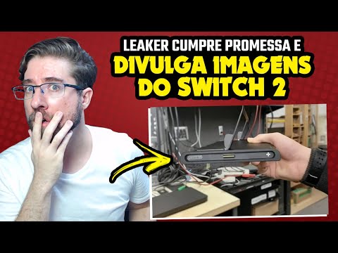 Supostas IMAGENS do SWITCH 2 foram DIVULGADAS pelo leaker, conforme prometido