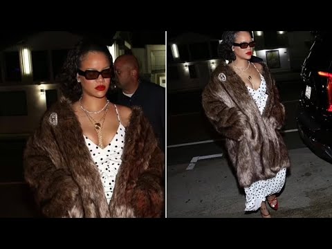 Rihanna's Stunning Polka Dot Look