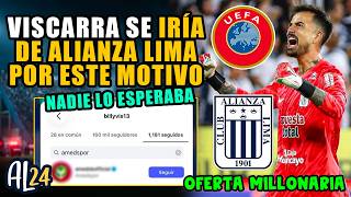 VISCARRA ESTARÍA A UN PASO DE SALIR DE ALIANZA LIMA PARA EL CLAUSURA 2026 POR ESTE CLUB DE EUROPA!