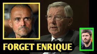 FERGUSON SENDS CLEAR MESSAGE: CARRICK DESERVES MAN UNITED JOB OVER ENRIQUE