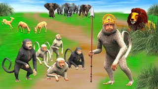 जंगल का राजा बंदर या शेर Jungle Ka Raja Bandar Ya Sher Kahani King of The Jungle Monkey or Lion