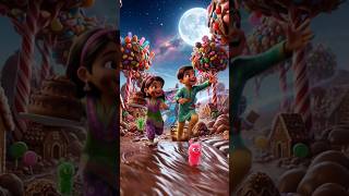 Brother And Sister See A Chocolate World #shorts #shortvideo