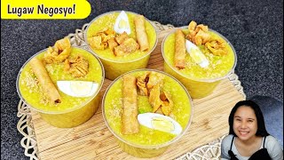 GUSTO MO BA NG TAG ULAN NEGOSYO? MAG LUGAW NEGOSYO KA NA!