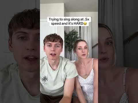Trying to Sing at .5x Speed is Hilarious!