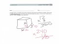 Volume and Dimensions of Rectangular Prisms