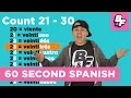 Counting in Spanish: Numbers 21 to 30