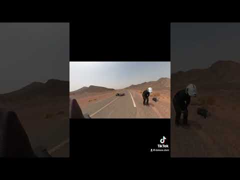 CAÍDA A 100KM/H 💥🥵 #aventuras #motos #accidentes #motocicleta #marruecos #accidente #motor #shorts